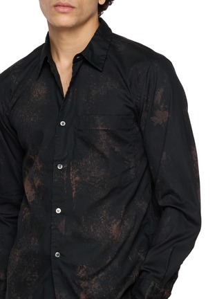  - COMME DES GARÇONS HOMME DEUX - Long Sleeve Paint Splotch Cotton Broadcloth Shirt