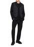 模特儿示范图 - 点击放大 - COMME DES GARÇONS HOMME DEUX - Quilted Wool Gabardine Vest
