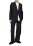 模特儿示范图 - 点击放大 - COMME DES GARÇONS HOMME DEUX - Double Breasted Double Lapel Shadow Stripe Blazer