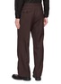 背面 - 点击放大 - COMME DES GARÇONS HOMME DEUX - Pleated Straight Leg Wool Melange Pants