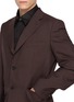  - COMME DES GARÇONS HOMME DEUX - Single Breasted Wool Melange Blazer