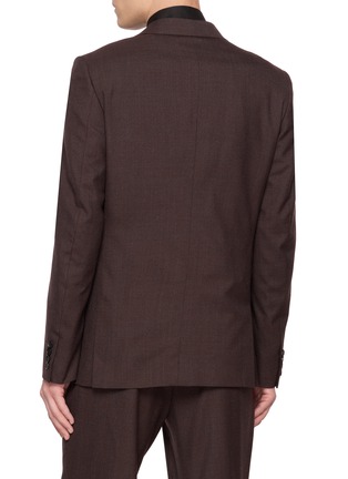 背面 - 点击放大 - COMME DES GARÇONS HOMME DEUX - Single Breasted Wool Melange Blazer