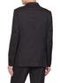 背面 - 点击放大 - COMME DES GARÇONS HOMME DEUX - Single Breasted Layered Vest Dobby Stripe Blazer