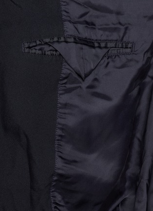  - COMME DES GARÇONS HOMME DEUX - Single Breasted Contrast Button Oxford Blazer