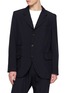 首图 - 点击放大 - COMME DES GARÇONS HOMME DEUX - Single Breasted Contrast Button Oxford Blazer