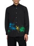 首图 - 点击放大 - COMME DES GARÇONS SHIRT - Paint Splatter Hem Cotton Poplin Shirt