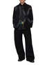 模特儿示范图 - 点击放大 - COMME DES GARÇONS SHIRT - Paint Splatter Hem Cotton Poplin Shirt