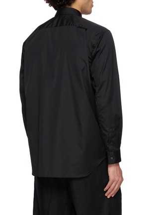 背面 - 点击放大 - COMME DES GARÇONS SHIRT - Paint Drip Hem Cotton Poplin Shirt