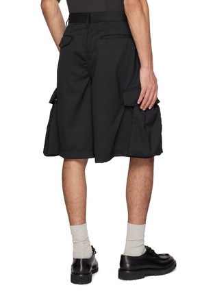 背面 - 点击放大 - COMME DES GARÇONS SHIRT - Pinstripe Wide Shorts