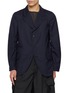 首图 - 点击放大 - COMME DES GARÇONS SHIRT - Gathered Back Herringbone Single Breasted Blazer