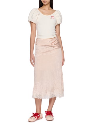模特儿示范图 - 点击放大 - ADIDAS - X Simone Rocha Puff Sleeve T-Shirt