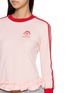  - ADIDAS - X Simone Rocha Three Stripe Ruffled T-Shirt