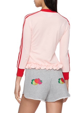 背面 - 点击放大 - ADIDAS - X Simone Rocha Three Stripe Ruffled T-Shirt