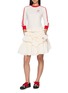 模特儿示范图 - 点击放大 - ADIDAS - X Simone Rocha Frill Mini Skirt