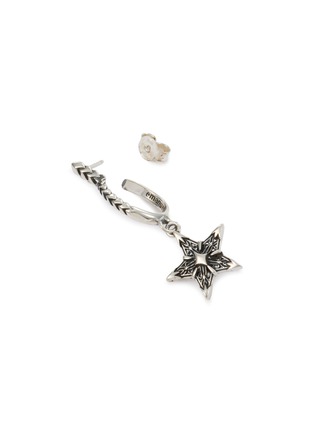 细节 - 点击放大 - EMANUELE BICOCCHI - Stella Notre-Dame Sterling Silver Hoop Earring