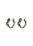 首图 - 点击放大 - EMANUELE BICOCCHI - Rose Sterling Silver Hoop Earrings