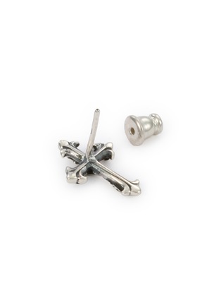 细节 - 点击放大 - EMANUELE BICOCCHI - Rose Cross Sterling Silver Stud Earrings