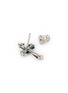 细节 - 点击放大 - EMANUELE BICOCCHI - Rose Cross Sterling Silver Stud Earrings