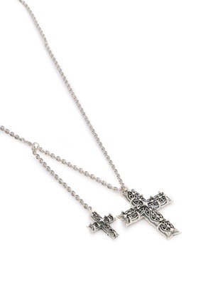 细节 - 点击放大 - EMANUELE BICOCCHI - Notre-Dame Sterling Silver Necklace
