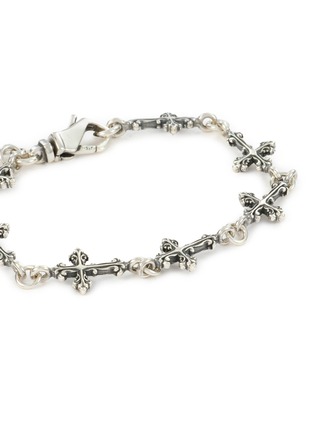 细节 - 点击放大 - EMANUELE BICOCCHI - Notre-Dame Cross Sterling Silver Avelli Bracelet