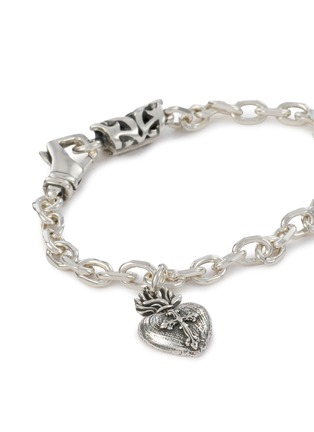细节 - 点击放大 - EMANUELE BICOCCHI - Sacred Heart Sterling Silver Bracelet