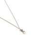 细节 - 点击放大 - EMANUELE BICOCCHI - Rose Cross Small Pearl Sterling Silver Necklace