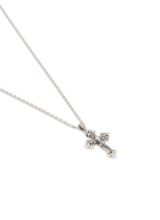 细节 - 点击放大 - EMANUELE BICOCCHI - Small Avelli Cross Sterling Silver Necklace