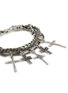 细节 - 点击放大 - EMANUELE BICOCCHI - Notre Cross Sterling Silver Chain Bracelet