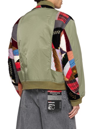 背面 - 点击放大 - KHOKI - Quilted Patchwork Bomber Jacket