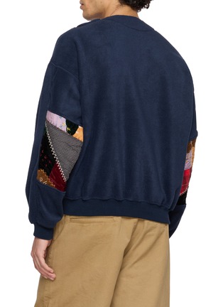 背面 - 点击放大 - KHOKI - Quilted Patchwork Fleece Sweater