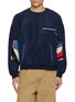 首图 - 点击放大 - KHOKI - Quilted Patchwork Fleece Sweater