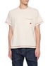 首图 - 点击放大 - KHOKI - Hand Embroidered Cotton T-Shirt