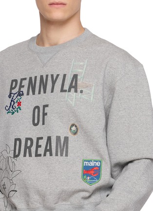 - KHOKI - Hand Stitched Graphic Cotton Sweatshirt
