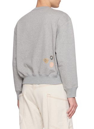 背面 - 点击放大 - KHOKI - Hand Stitched Graphic Cotton Sweatshirt