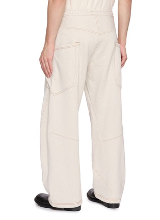 背面 - 点击放大 - KHOKI - 3D Cut Drawstring Waistband Cotton Sweatpants