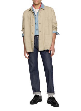 模特儿示范图 - 点击放大 - LEVI'S - LVC 1966 501® 直筒牛仔长裤
