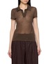 首图 - 点击放大 - HELMUT LANG - Twisted Sheer Polo Shirt