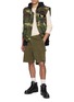 模特儿示范图 - 点击放大 - APRÈS SURF A.P.S. - Cedric Camouflage Hooded Gilet
