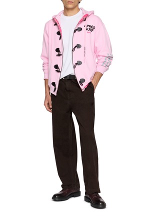 模特儿示范图 - 点击放大 - APRÈS SURF A.P.S. - Wave Starlight Printed Long Sleeve T-Shirt