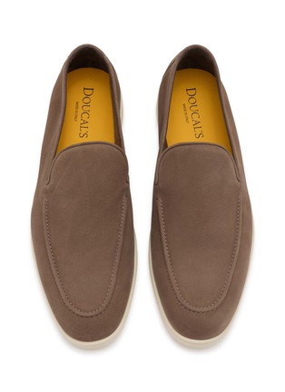 细节 - 点击放大 - DOUCAL'S - Suede Mocassino Loafers