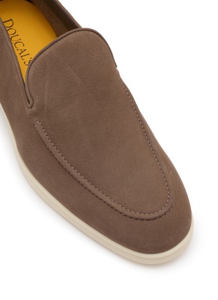 细节 - 点击放大 - DOUCAL'S - Suede Mocassino Loafers