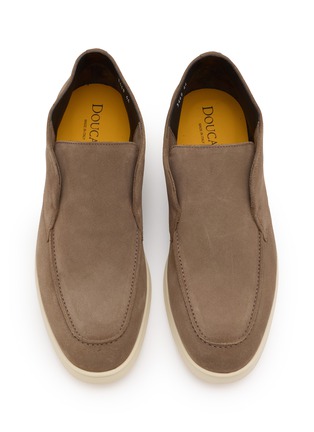 细节 - 点击放大 - DOUCAL'S - Suede Slip On Sneakers