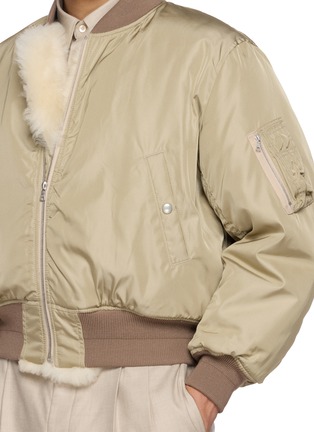  - AURALEE - Merino Lined Silk Twill Blouson Jacket