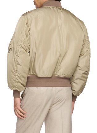 背面 - 点击放大 - AURALEE - Merino Lined Silk Twill Blouson Jacket
