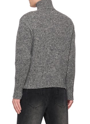 背面 - 点击放大 - AURALEE - Tweed Turtleneck Knit Top