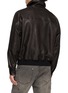背面 - 点击放大 - AURALEE - Textured Leather Blouson Jacket