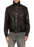 首图 - 点击放大 - AURALEE - Textured Leather Blouson Jacket