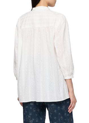 背面 - 点击放大 - EPINGLER - Tie Neck Tuck Blouse