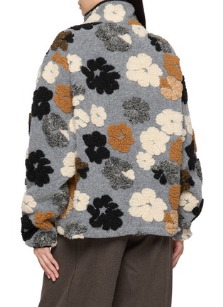 背面 - 点击放大 - EPINGLER - Flower Zip Up Fleece Jacket