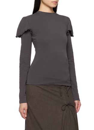 细节 - 点击放大 - EPINGLER - Ruffle Trim Layered Top